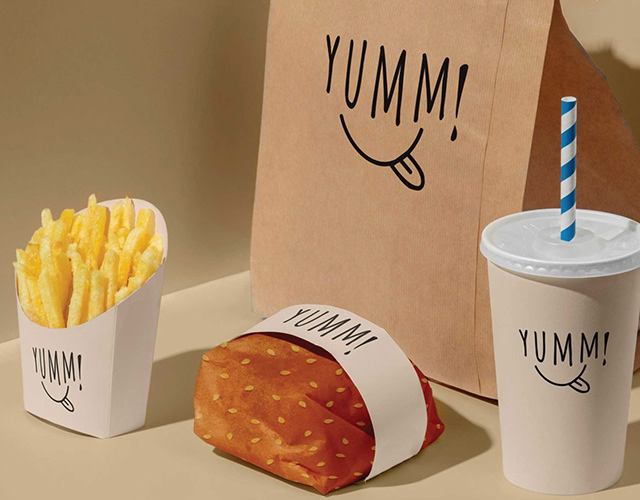 Yumm Burgers brand identity