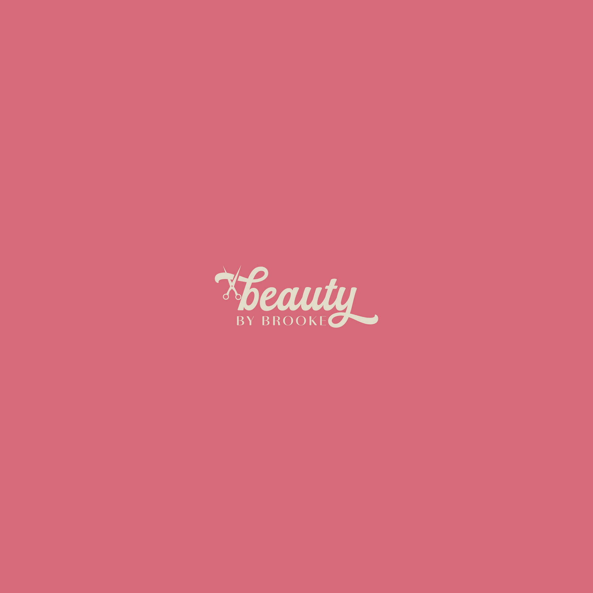 A lettering design for Beauty by Brooke.