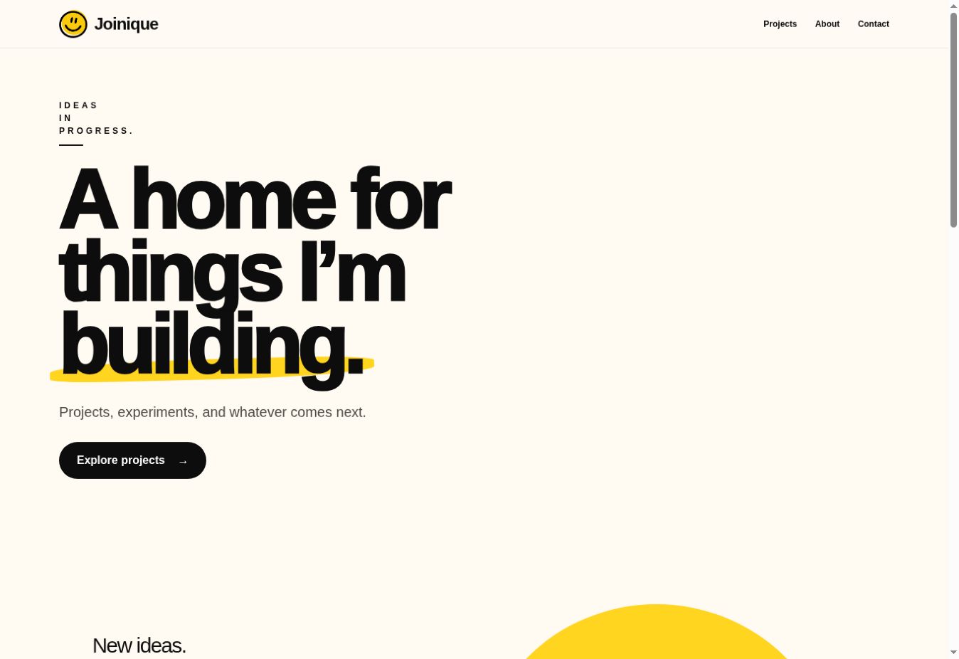 Joinique is where I share the things I’m building, including DeadlineChip.